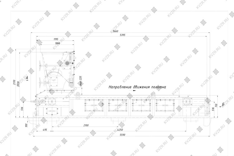 Топка с ленточным полотном ТЛПХ-1.1/4.25 чертеж