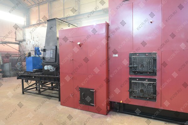 Котел автомат 2.5 МВт на опилках